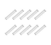 sourcing map Small Compression Spring 5 mm OD 0.45 mm Wire Diameter 25 mm Free Length 304 Stainless Steel Extension Spring for Shop Home Repairs DIY Projects (Silver Tone, Pack of 10)