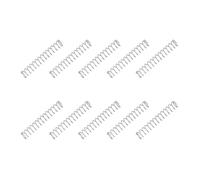 sourcing map Small Compression Spring 5 mm OD 0.45 mm Wire Diameter 30 mm Free Length 304 Stainless Steel Extension Spring for Shop Home Repairs DIY Projects (Silver Tone, Pack of 10)