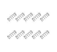 sourcing map Small Compression Spring 6 mm OD 0.7 mm Wire Diameter 15 mm Free Length 304 Stainless Steel Extension Spring for Shop Home Repairs DIY Projects (Silver Tone, Pack of 10)