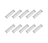 sourcing map Small Compression Spring 8 mm OD 1 mm Wire Diameter 30 mm Free Length 304 Stainless Steel Extension Spring for Shop Home Repairs DIY Projects (Silver Tone, Pack of 10)