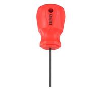 sourcing map Small Hex Screwdriver 2mm 105mm Length S2 Steel Magnetic Head Metric Mini Flat Head Hexagon Screw Driver with Non-Slip Handle for Tight Spaces Hand Tools, Black