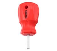 sourcing map Small Hex Screwdriver 4mm 80mm Length S2 Steel Magnetic Head Metric Mini Flat Head Hexagon Screw Driver with Non-Slip Handle for Tight Spaces Hand Tools, Silver