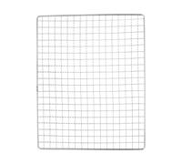 sourcing map Small Quarter Sheet Cooling Rack, 10.2 x 12.6 Inch Stainless Steel Rectangular Wire Grid, Heavy Duty Baking Grill Rack for Cooking Baking Roasting Grilling, Silver