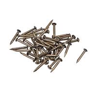 sourcing map Small Tiny Brass Nails 1.2x10mm for DIY Wooden Hardware Accessories 50pcs