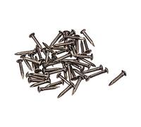 sourcing map Small Tiny Brass Nails 1.2x8mm for DIY Wooden Hardware Accessories 50pcs