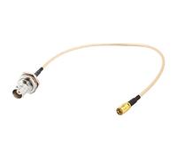 sourcing map SMB Female Jack to BNC Female RF Pigtail Jumper RG316 Cable 33cm Long