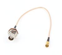 sourcing map SMB Female to BNC Female Adapter RG316 Coaxial Cable 30cm Long