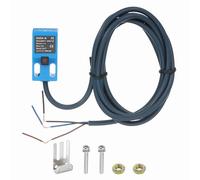 sourcing map SN04-N Inductive Proximity Sensor Set, DC 10-30V 200mA NPN NO Normally Open Detection Approach Proximity Switch Detector 4mm 3 Wire for Industrial Automation,Blue
