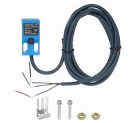 sourcing map SN04-N2 Inductive Proximity Sensor Set, DC 10-30V 300mA NPN NC Normally Close Detection Approach Proximity Switch Detector 4mm 3 Wire for Industrial Automation,Blue