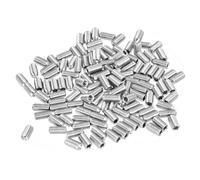 sourcing map Socket Set Screws,200Pcs M5x10mm Metric - 304 Stainless Steel Hex Socket Set Headless Cup Point Grub Screws, for Repairing Compact Instruments, Machinery and Equipment (Silver)