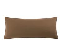 sourcing map Soft Brushed Microfiber Body Pillow Cover with Zipper Closure, Bolster Pillow Cases Long Pillow Cases for Body Pillow Coffee 20"x60" (5ft)