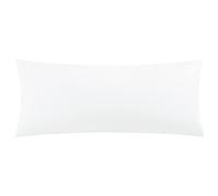sourcing map Soft Brushed Microfiber Body Pillow Cover with Zipper Closure, Bolster Pillow Cases Long Pillow Cases for Body Pillow White 20"x48"(4ft)