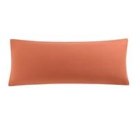 sourcing map Soft Brushed Microfiber Body Pillow Cover with Zipper Closure, Bolster Pillow Cases Long Pillow Cases for Body Pillow Orange 20"x55" (4ft 6in)