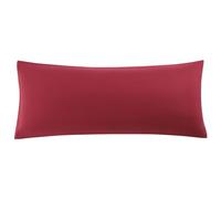 sourcing map Soft Brushed Microfiber Body Pillow Cover with Zipper Closure, Bolster Pillow Cases Long Pillow Cases for Body Pillow Burgundy 20"x60" (5ft)