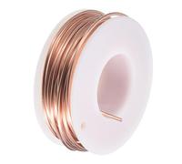 sourcing map Soft Copper Wire (16 Gauge, 32.8 FT), 99.9% Pure Bare Copper Wire 1.3mm Solid Craft Wire for DIY Crafting Gardening Decoration (10Meter)