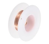sourcing map Soft Copper Wire (26 Gauge, 32.8 FT), 99.9% Pure Bare Copper Wire 0.4mm Solid Craft Wire for DIY Crafting Gardening Decoration (10Meter)