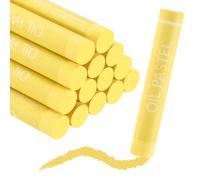 sourcing map Soft Oil Pastels, Oil Pastel Crayons Vibrant Color Blendable Art Supplies for Painting Drawing Blending Painting Artists Beginners Professional(Lemon Yellow, Pack of 36)