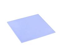sourcing map Soft Silicone Thermal Conductive Pads 200mmx200mmx2mm Heatsink for CPU Cool Blue
