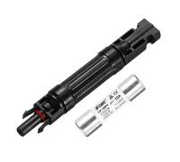 sourcing map Solar Fuse Holder 10A 1000V Waterproof PV In-Line Fuse Holders with Fuse Solar Inline Fuse Holder Photovoltaic Connectors for Solar Panel System