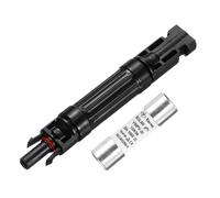 sourcing map Solar Fuse Holder 20A 1000V Waterproof PV In-Line Fuse Holders with Fuse Solar Inline Fuse Holder Photovoltaic Connectors for Solar Panel System