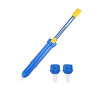 sourcing map Solder Sucker, 53.3 kPa Desoldering Pump with Single Seal Rings,Blue Nozzle 330mm Plastic Solder Sucker Tool for Electronics Repair Soldering Desoldering, Blue