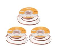 sourcing map Solder Wick Braid No-Clean Desoldering Wick Braid 0.06 Inch Width 5 Feet Length for Remove The Solder Electrical Components 3 Pack