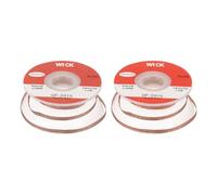 sourcing map Solder Wick Braid No-Clean Desoldering Wick Braid 0.08 Inch Width 5 Feet Length for Remove The Solder Electrical Components 2 Pack