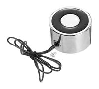 sourcing map Solenoid Electromagnet DC 24V 4.5W 77LB/35Kg Round Electric Magnet Electric Lifting Magnet 40x25mm for Automation Equipment