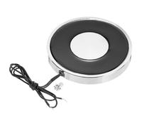 sourcing map Solenoid Electromagnet DC 24V 9.5W 55LB/25Kg Round Electric Magnet Electric Lifting Magnet 80x10mm for Automation Equipment