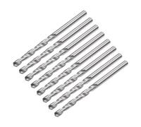 sourcing map Solid Carbide Drill Bits, 2.5mm C2/K20 Tungsten Carbide Jobber Drill Bits Straight Shank Drilling Tool for Stainless Steel Aluminum Iron Metal Plastic 8pcs
