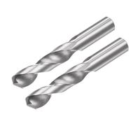 sourcing map Solid Carbide Drill Bits, 8.5mm C2/K20 Tungsten Carbide Jobber Drill Bits Straight Shank Drilling Tool for Stainless Steel Aluminum Iron Metal Plastic 2pcs