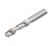 sourcing map Solid Carbide Drill Bits, 8.7mm C2/K20 Tungsten Carbide Jobber Drill Bits Straight Shank Drilling Tool for Stainless Steel Aluminum Iron Metal Plastic