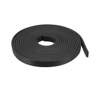 sourcing map Solid Rectangle Rubber Seal Strip 10mm W 3mm T 3 Meter L Black