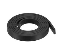 sourcing map Solid Rectangle Rubber Seal Strip 10mm Wide 3mm Thick, 1 Meter Long Black