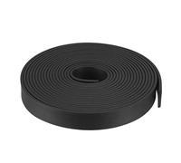 sourcing map Solid Rectangle Rubber Seal Strip 20mm W 3mm T 5 Meter L Black