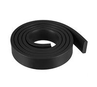 sourcing map Solid Rectangle Rubber Seal Strip 20mm Wide 5mm Thick, 1 Meter Long Black