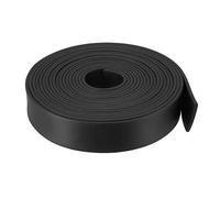sourcing map Solid Rectangle Rubber Seal Strip 30mm W 3mm T 5 Meter L Black