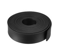 sourcing map Solid Rectangle Rubber Seal Strip 30mm Wide 3mm Thick, 3 Meters Long Black