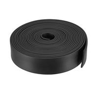 sourcing map Solid Rectangle Rubber Seal Strip 35mm W 3mm T 5 Meter L Black