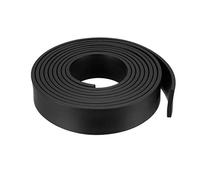 sourcing map Solid Rectangle Rubber Seal Strip 35mm Wide 5mm Thick, 3 Meters Long Black