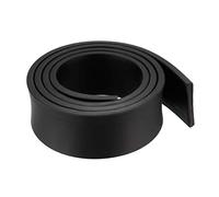 sourcing map Solid Rectangle Rubber Seal Strip 40mm Wide 5mm Thick, 1 Meter Long Black