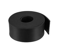 sourcing map Solid Rectangle Rubber Seal Strip 50mm W 3mm T 3 Meter L Black