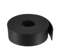sourcing map Solid Rectangle Rubber Seal Strip 50mm Wide 3mm Thick, 5 Meters Long Black