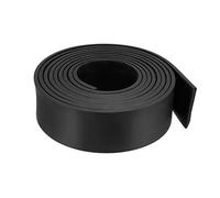 sourcing map Solid Rectangle Rubber Seal Strip 50mm Wide 5mm Thick, 3 Meters Long Black