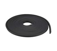 sourcing map Solid Rectangle Rubber Seal Strip 5mm W 3mm T 3 Meters L Black