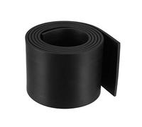 sourcing map Solid Rectangle Rubber Seal Strip 60mm W 3mm T 1 Meter L Black