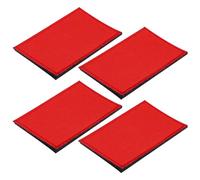 sourcing map Solid Red Flag Patch Flags Embroidered Patches Blank DIY Flags Patch 8x5cm/3.15x1.97 Inch for Vest Clothes Backpacks Hats,DIY Crafts Caps,Pack of 4