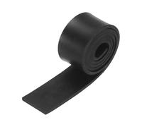 sourcing map Solid Rubber Sheet 1/8" Thick x 1" Wide x 20" Long, Anti-Slip Neoprene Rubber Roofing Material for Gaskets DIY Material, Pads, Seal, Bumpers, Flooring