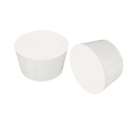 sourcing map Solid Rubber Stoppers, 2 Pcs Solid Rubber Bungs, Tapered Laboratory Pipe Tube Tank Bottle Holes Push-in Sealing Bungs Plugs Stoppers, 55mm to 68mm