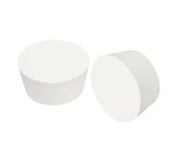 sourcing map Solid Rubber Stoppers, 2 Pcs Solid Rubber Bungs, Tapered Laboratory Pipe Tube Tank Bottle Holes Push-in Sealing Bungs Plugs Stoppers, 68mm to 81mm